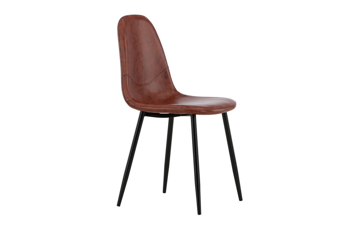Polar Stuhl in Braun präsentiert im Onlineshop von KAQTU Design AG. Stuhl ist von Venture Home