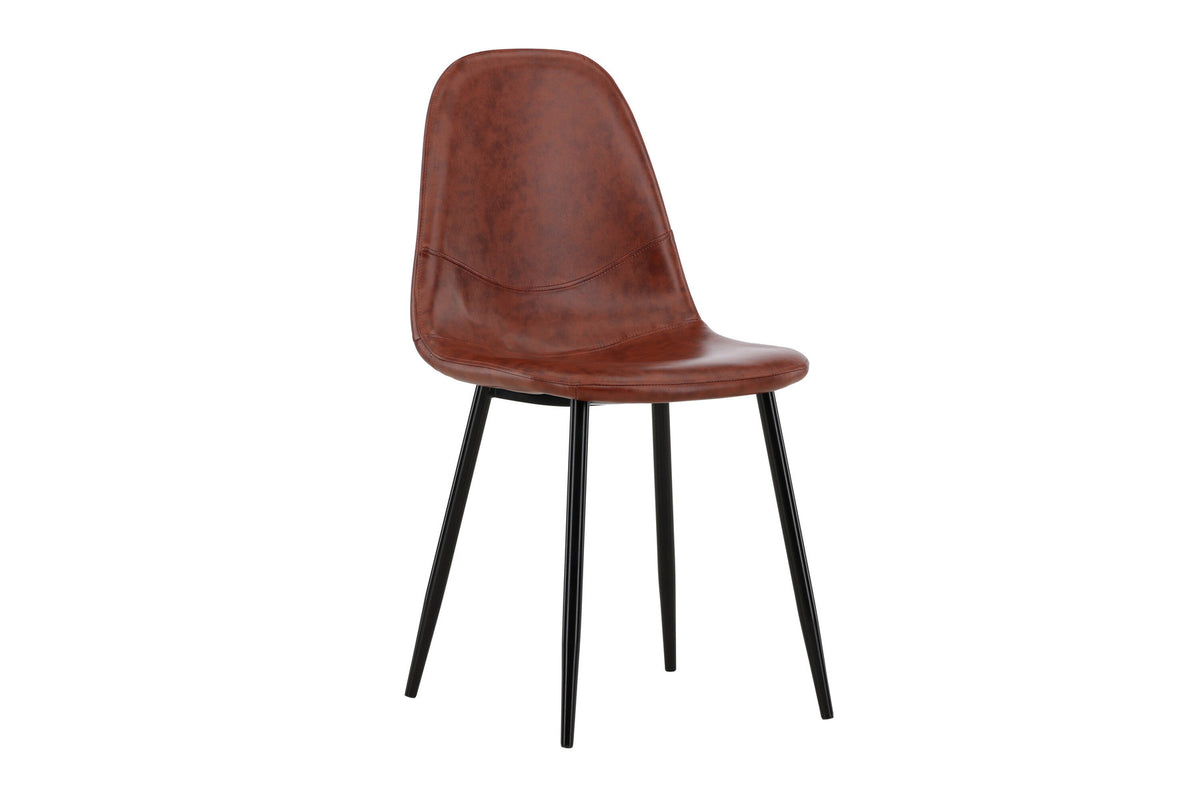 Polar Stuhl in Braun präsentiert im Onlineshop von KAQTU Design AG. Stuhl ist von Venture Home