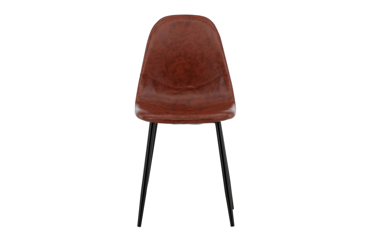 Polar Stuhl in Braun präsentiert im Onlineshop von KAQTU Design AG. Stuhl ist von Venture Home