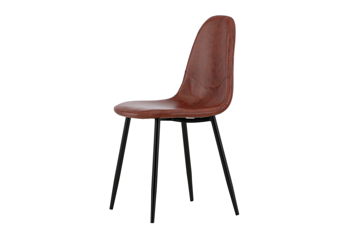 Polar Stuhl in Braun präsentiert im Onlineshop von KAQTU Design AG. Stuhl ist von Venture Home