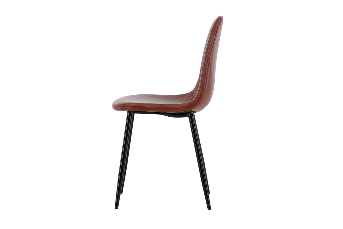 Polar Stuhl in Braun präsentiert im Onlineshop von KAQTU Design AG. Stuhl ist von Venture Home