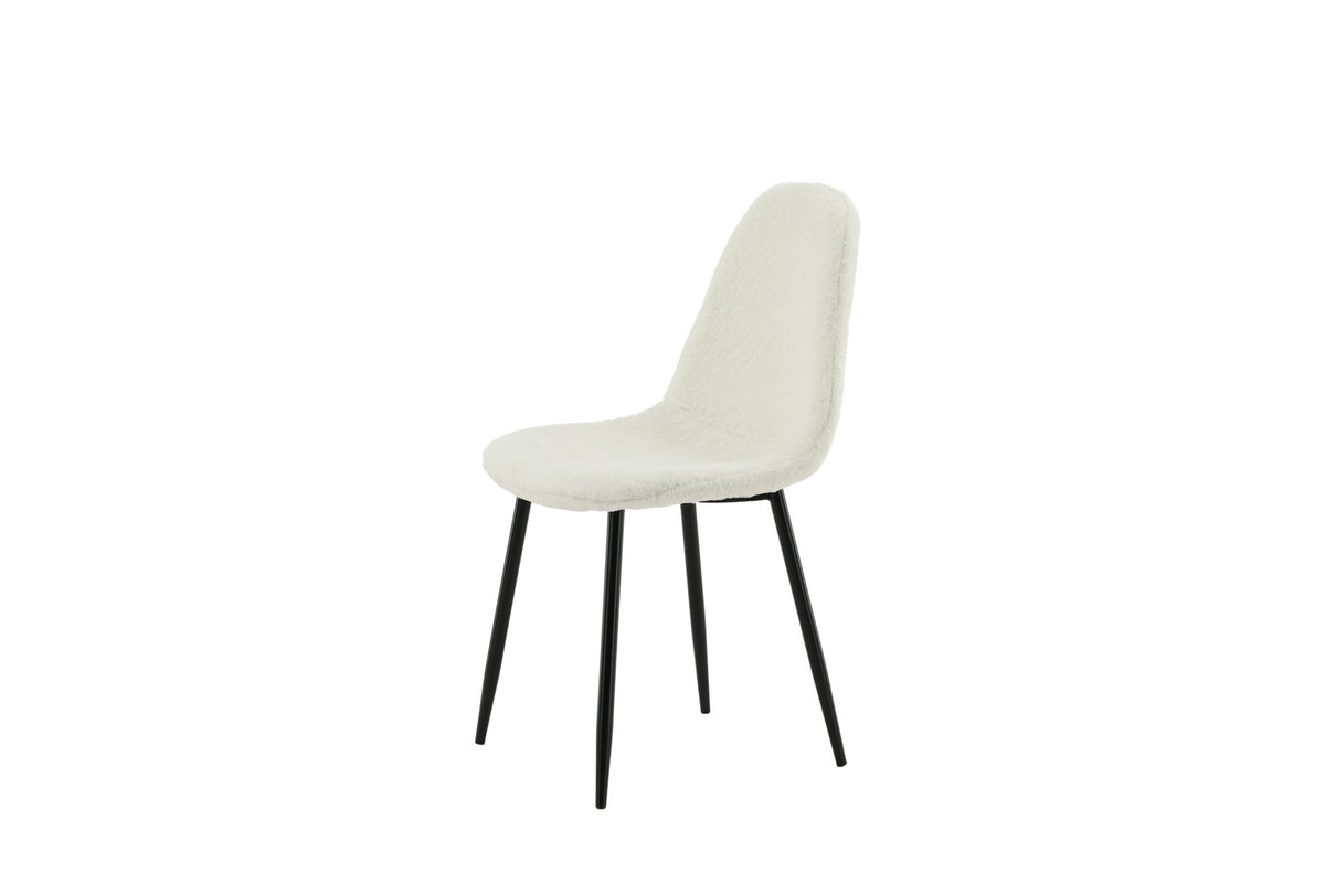 Polar Stuhl Fluff in Weiss präsentiert im Onlineshop von KAQTU Design AG. Stuhl ist von Venture Home