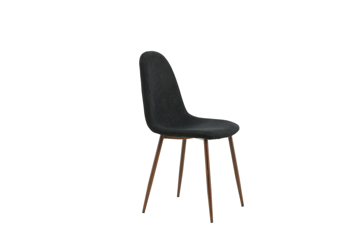 Polar Stuhl in Schwarz/Holz präsentiert im Onlineshop von KAQTU Design AG. Stuhl ist von Venture Home