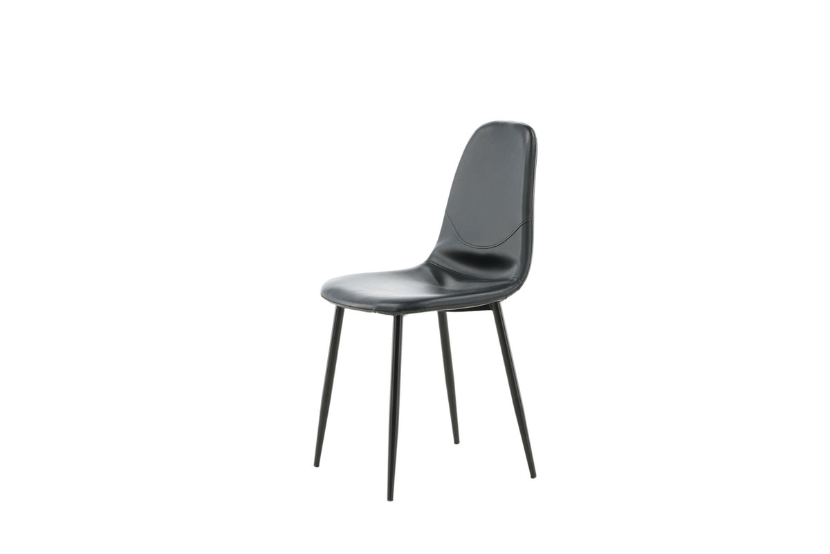Polar Stuhl in Schwarz präsentiert im Onlineshop von KAQTU Design AG. Stuhl ist von Venture Home