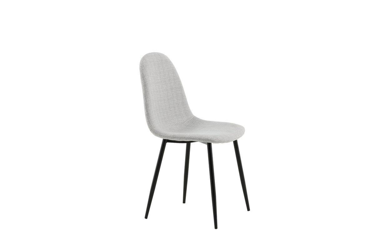 Polar Stuhl in Grau/Schwarz präsentiert im Onlineshop von KAQTU Design AG. Stuhl ist von Venture Home
