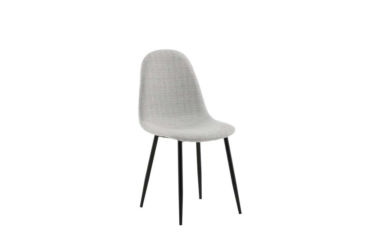Polar Stuhl in Grau/Schwarz präsentiert im Onlineshop von KAQTU Design AG. Stuhl ist von Venture Home