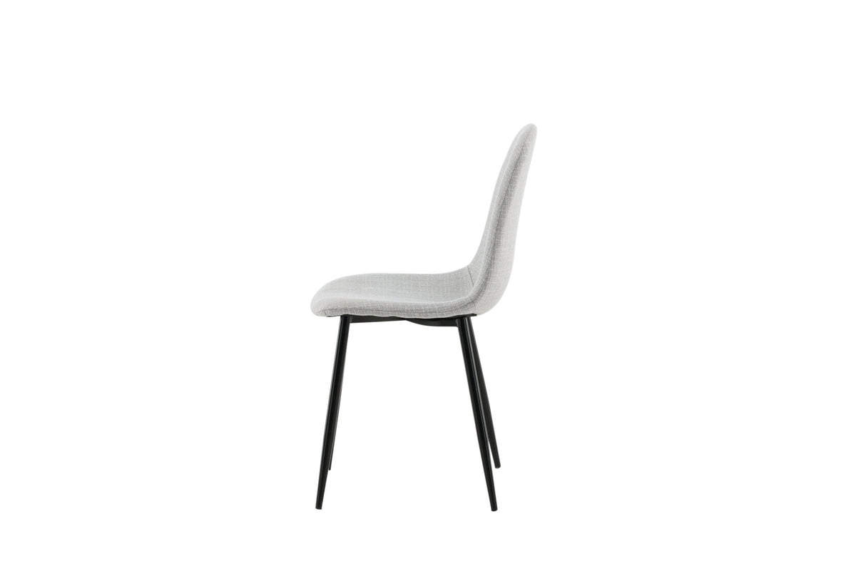 Polar Stuhl in Grau/Schwarz präsentiert im Onlineshop von KAQTU Design AG. Stuhl ist von Venture Home