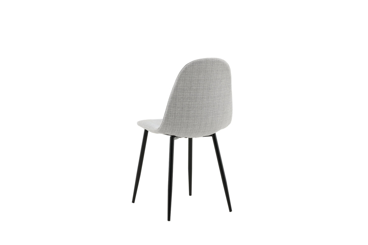 Polar Stuhl in Grau/Schwarz präsentiert im Onlineshop von KAQTU Design AG. Stuhl ist von Venture Home