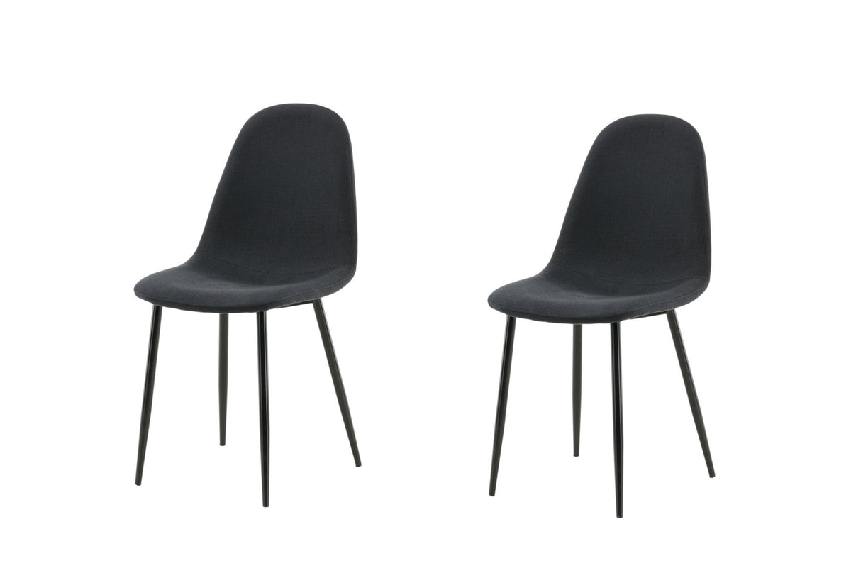 Polar Stuhl in Schwarz/Schwarz präsentiert im Onlineshop von KAQTU Design AG. Stuhl ist von Venture Home