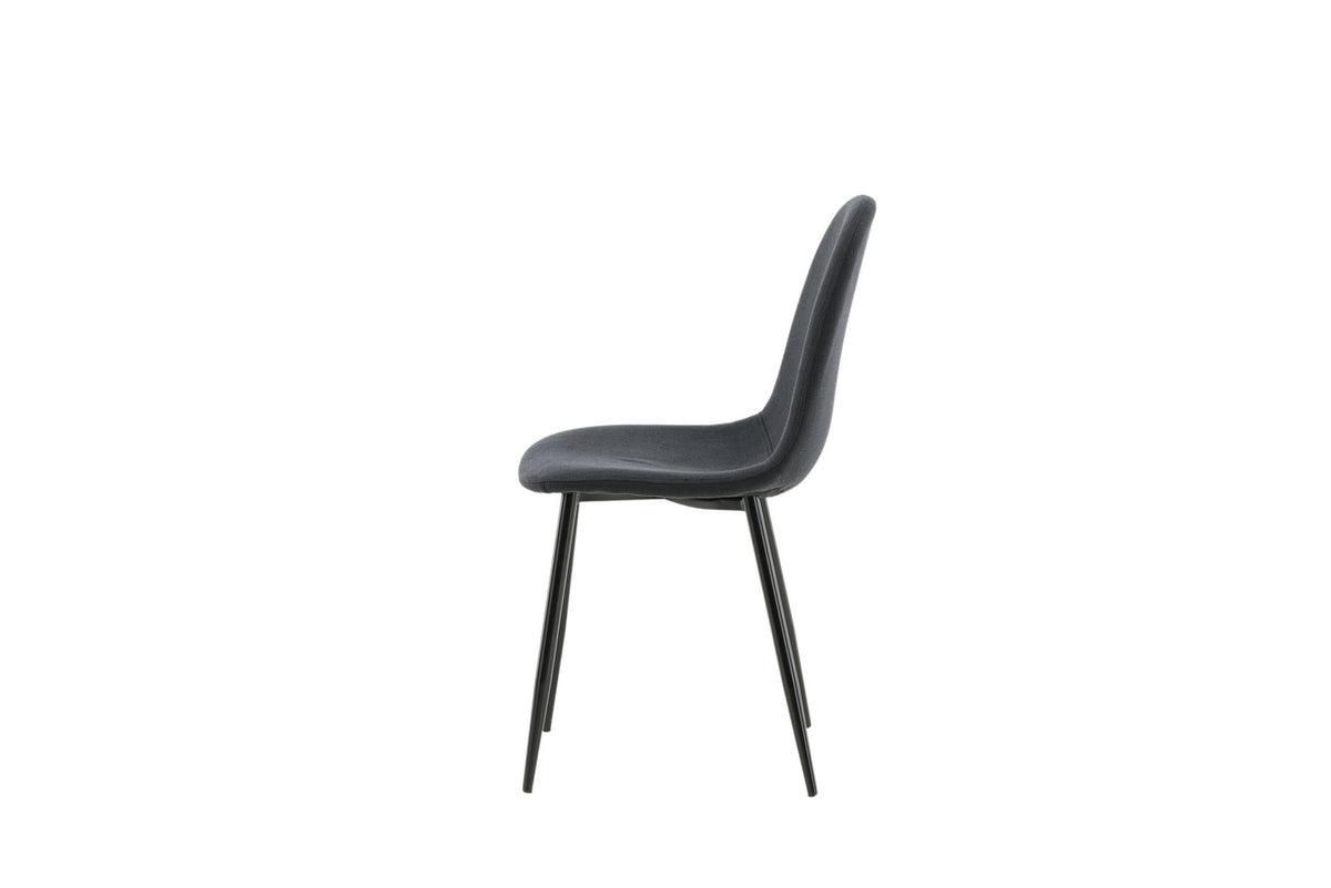 Polar Stuhl in Schwarz/Schwarz präsentiert im Onlineshop von KAQTU Design AG. Stuhl ist von Venture Home