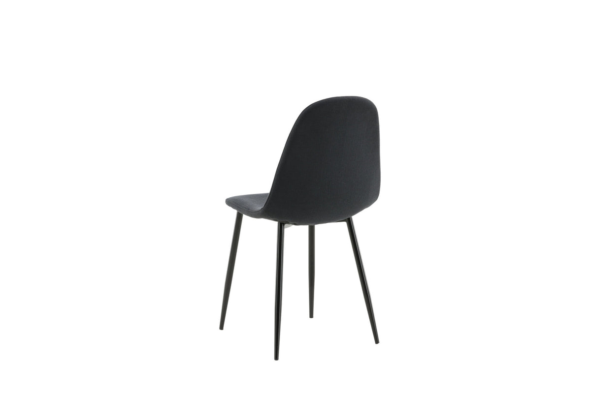 Polar Stuhl in Schwarz/Schwarz präsentiert im Onlineshop von KAQTU Design AG. Stuhl ist von Venture Home