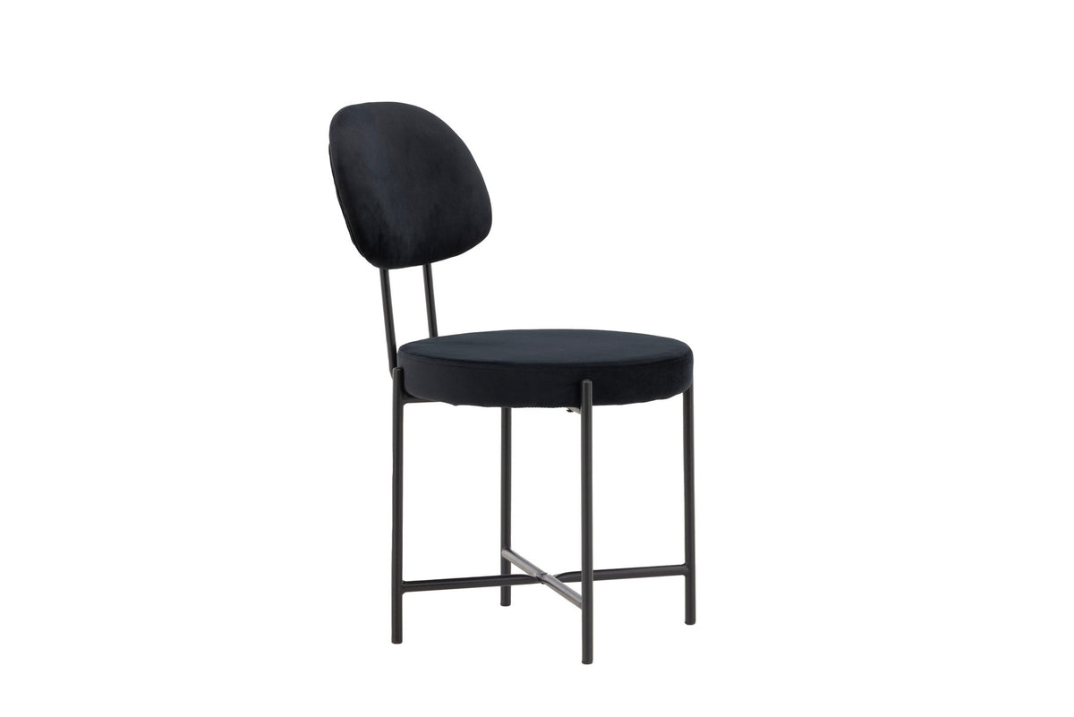 Stella Stuhl in Schwarz präsentiert im Onlineshop von KAQTU Design AG. Stuhl ist von Venture Home