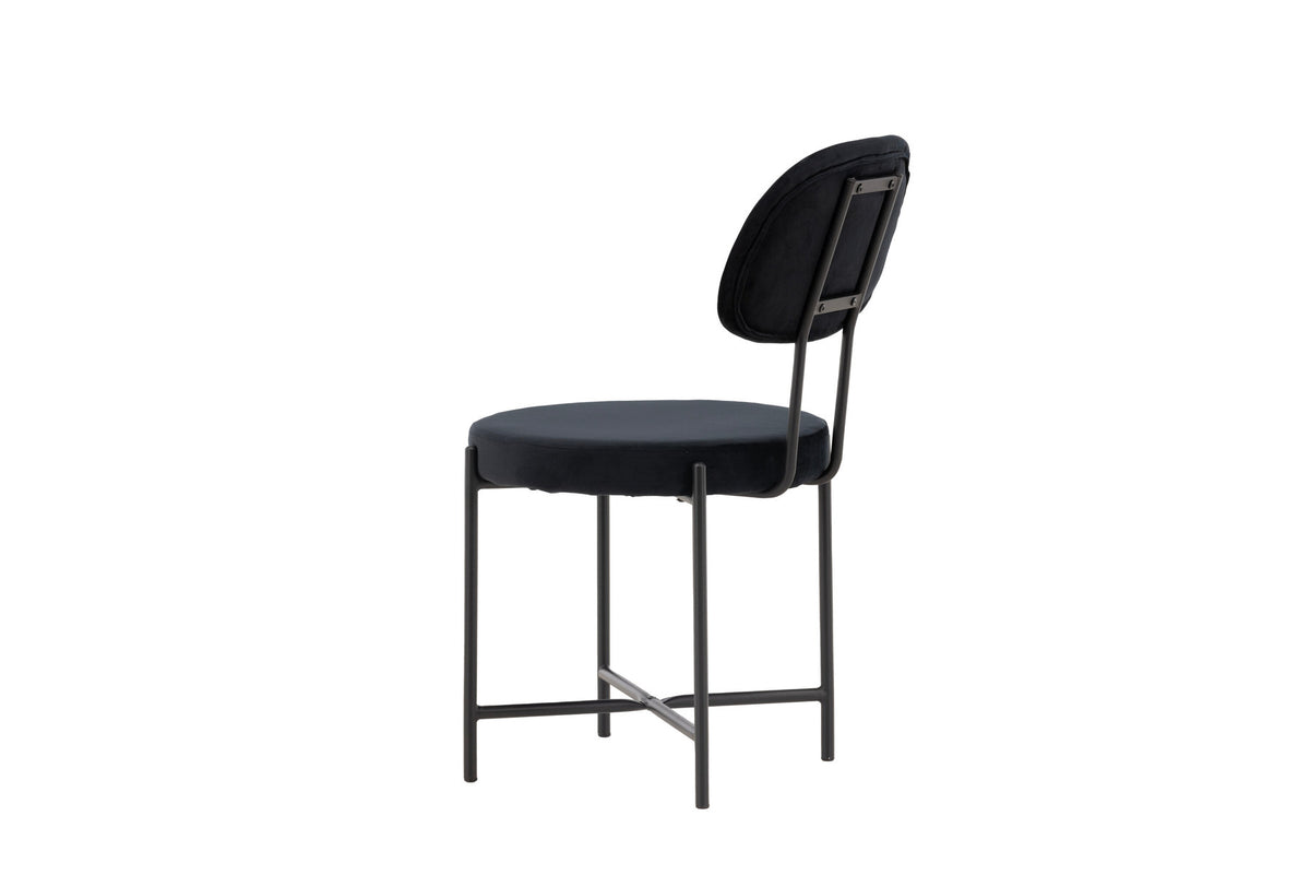 Stella Stuhl in Schwarz präsentiert im Onlineshop von KAQTU Design AG. Stuhl ist von Venture Home