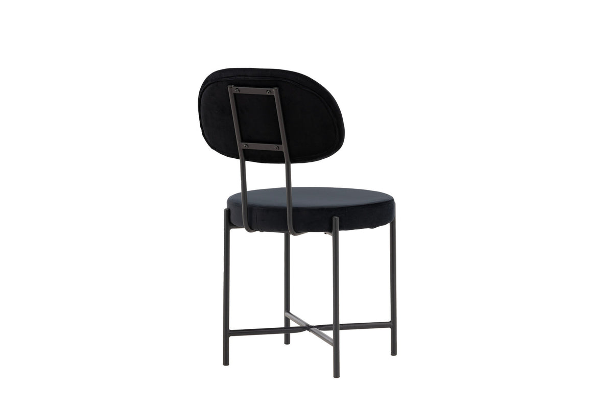 Stella Stuhl in Schwarz präsentiert im Onlineshop von KAQTU Design AG. Stuhl ist von Venture Home