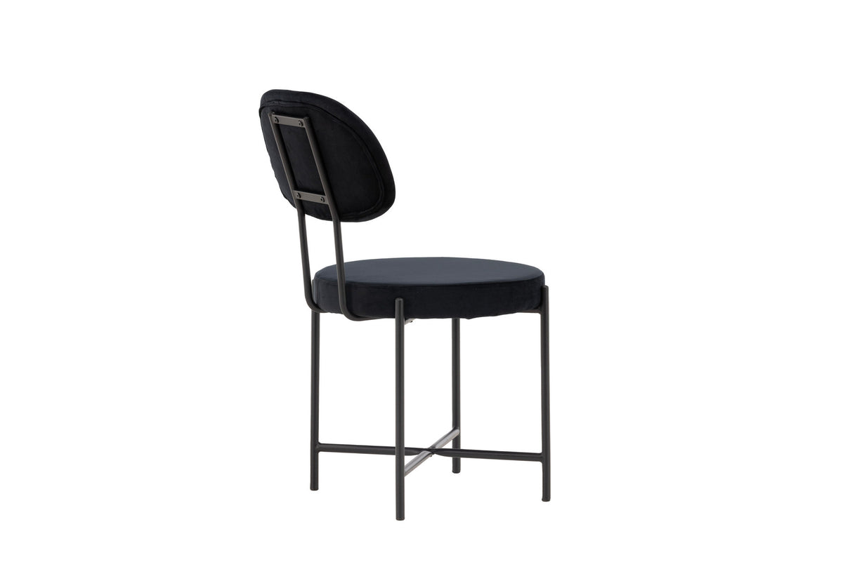 Stella Stuhl in Schwarz präsentiert im Onlineshop von KAQTU Design AG. Stuhl ist von Venture Home