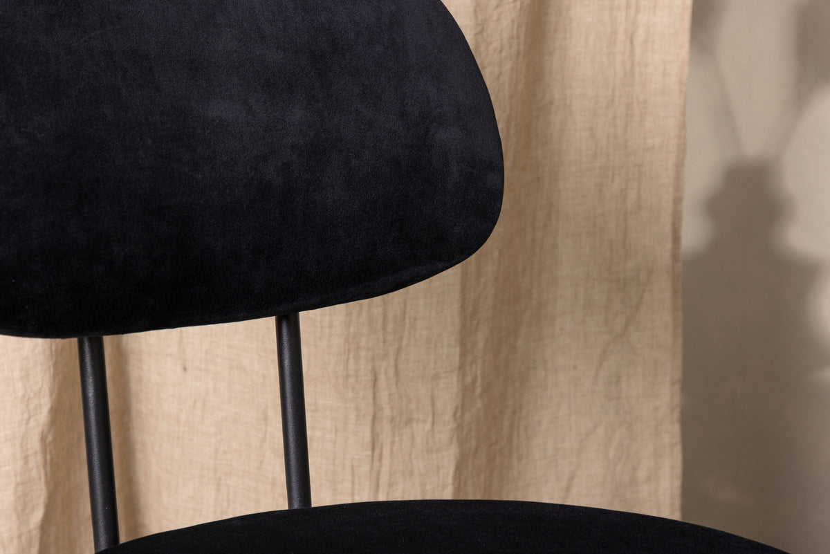 Stella Stuhl in Schwarz präsentiert im Onlineshop von KAQTU Design AG. Stuhl ist von Venture Home