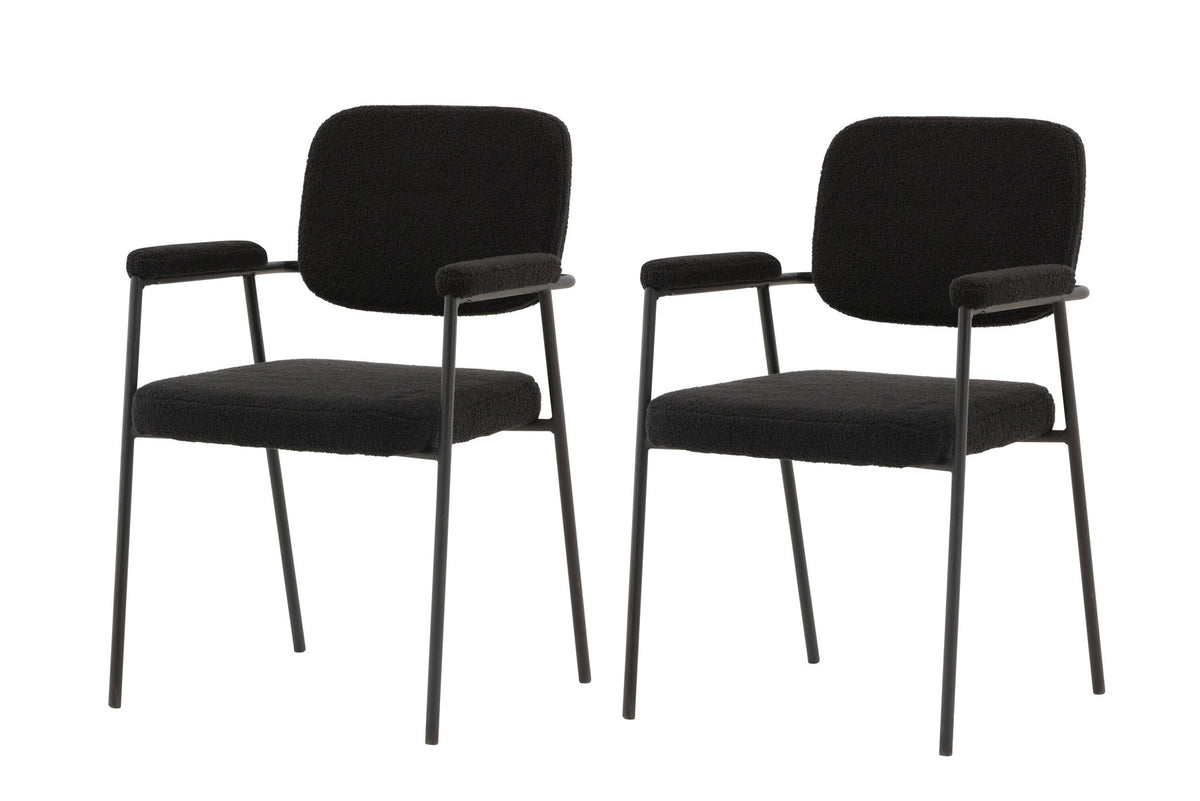 Yesterday  Stuhl in Schwarz präsentiert im Onlineshop von KAQTU Design AG. Stuhl mit Armlehne ist von Venture Home