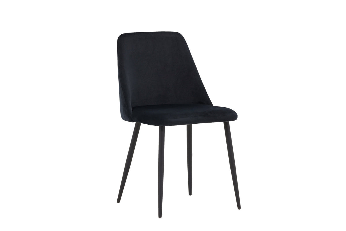 Night Stuhl in Schwarz präsentiert im Onlineshop von KAQTU Design AG. Stuhl ist von Venture Home