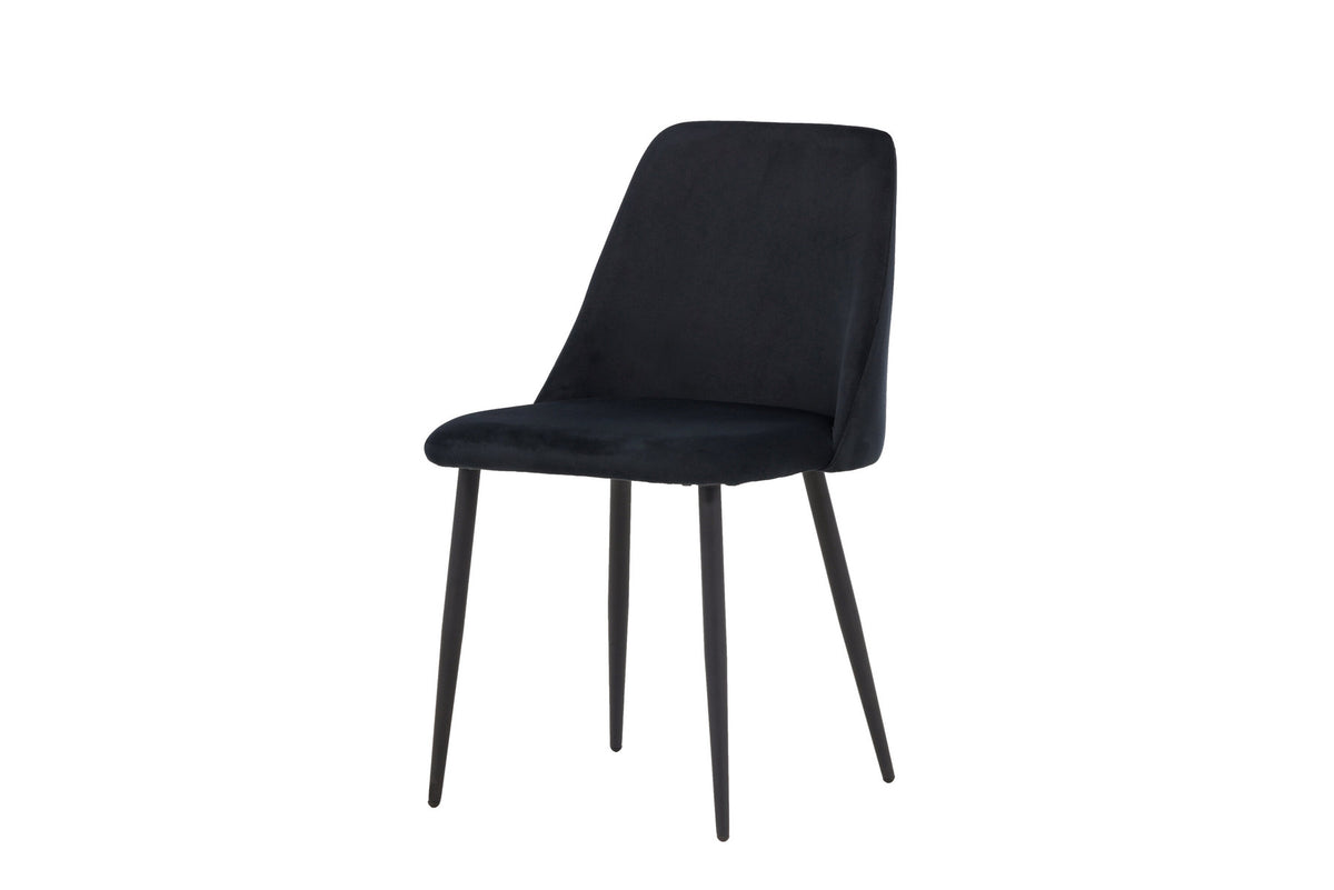 Night Stuhl in Schwarz präsentiert im Onlineshop von KAQTU Design AG. Stuhl ist von Venture Home