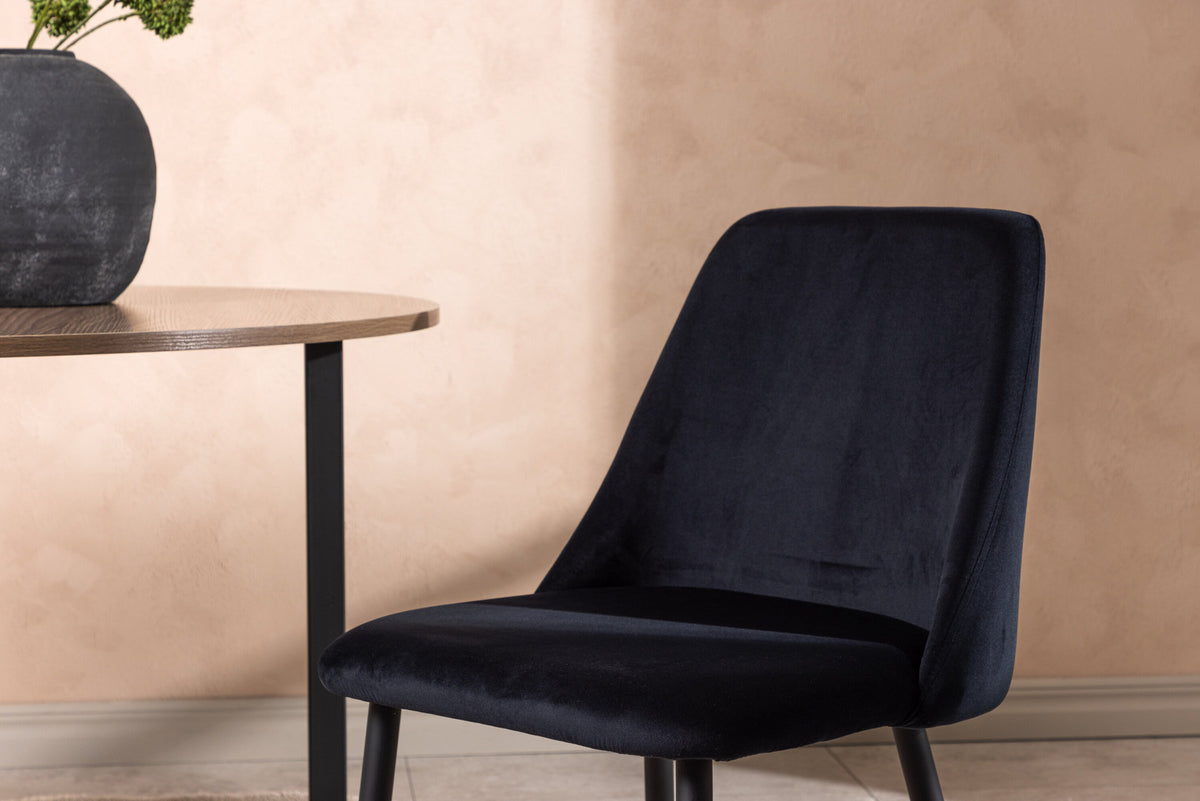 Night Stuhl in Schwarz präsentiert im Onlineshop von KAQTU Design AG. Stuhl ist von Venture Home