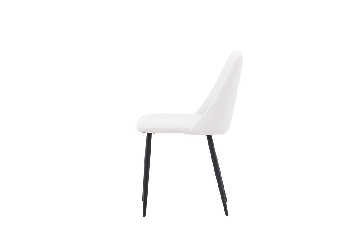 Night Stuhl in Weiss präsentiert im Onlineshop von KAQTU Design AG. Stuhl ist von Venture Home