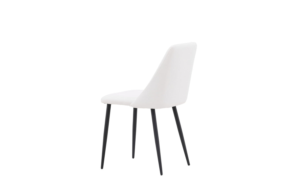 Night Stuhl in Weiss präsentiert im Onlineshop von KAQTU Design AG. Stuhl ist von Venture Home