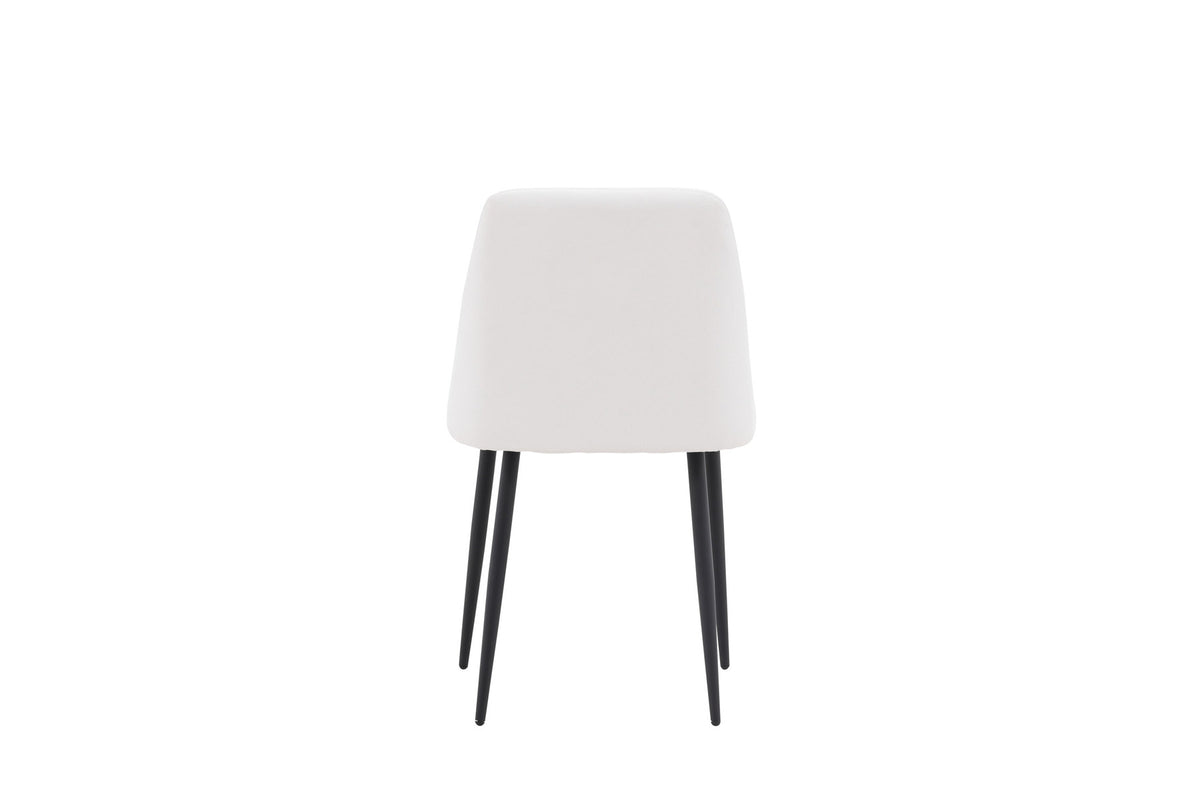 Night Stuhl in Weiss präsentiert im Onlineshop von KAQTU Design AG. Stuhl ist von Venture Home