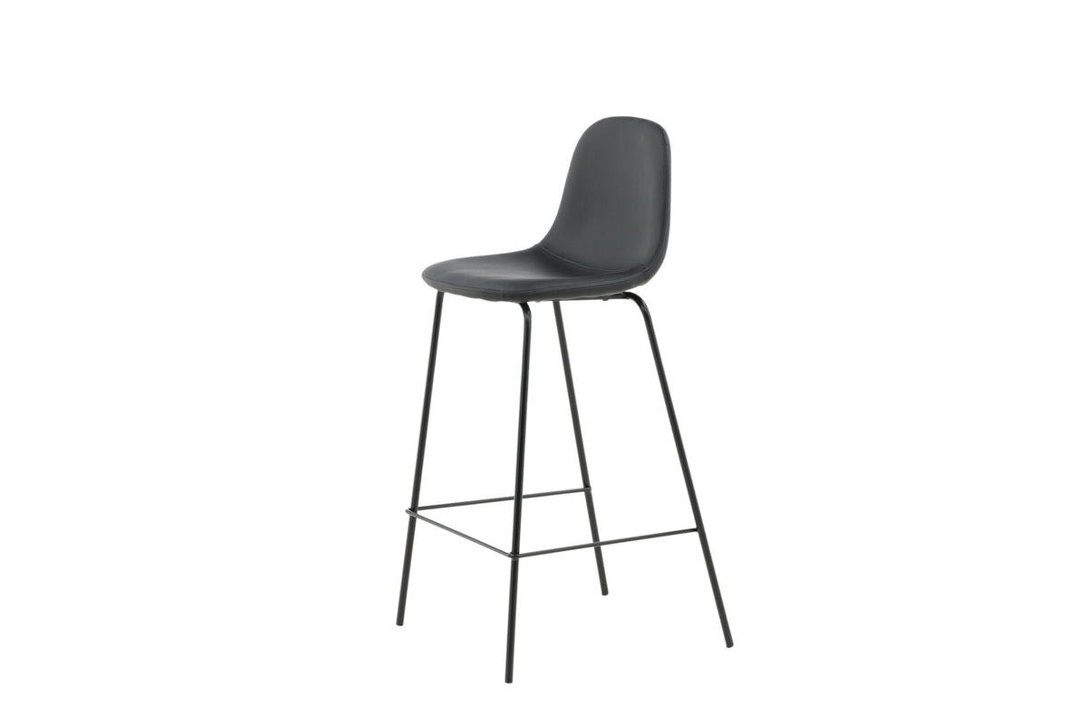 Polar Barstuhl in Schwarz präsentiert im Onlineshop von KAQTU Design AG. Barstuhl ist von Venture Home