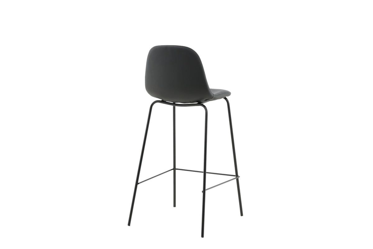 Polar Barstuhl in Schwarz präsentiert im Onlineshop von KAQTU Design AG. Barstuhl ist von Venture Home
