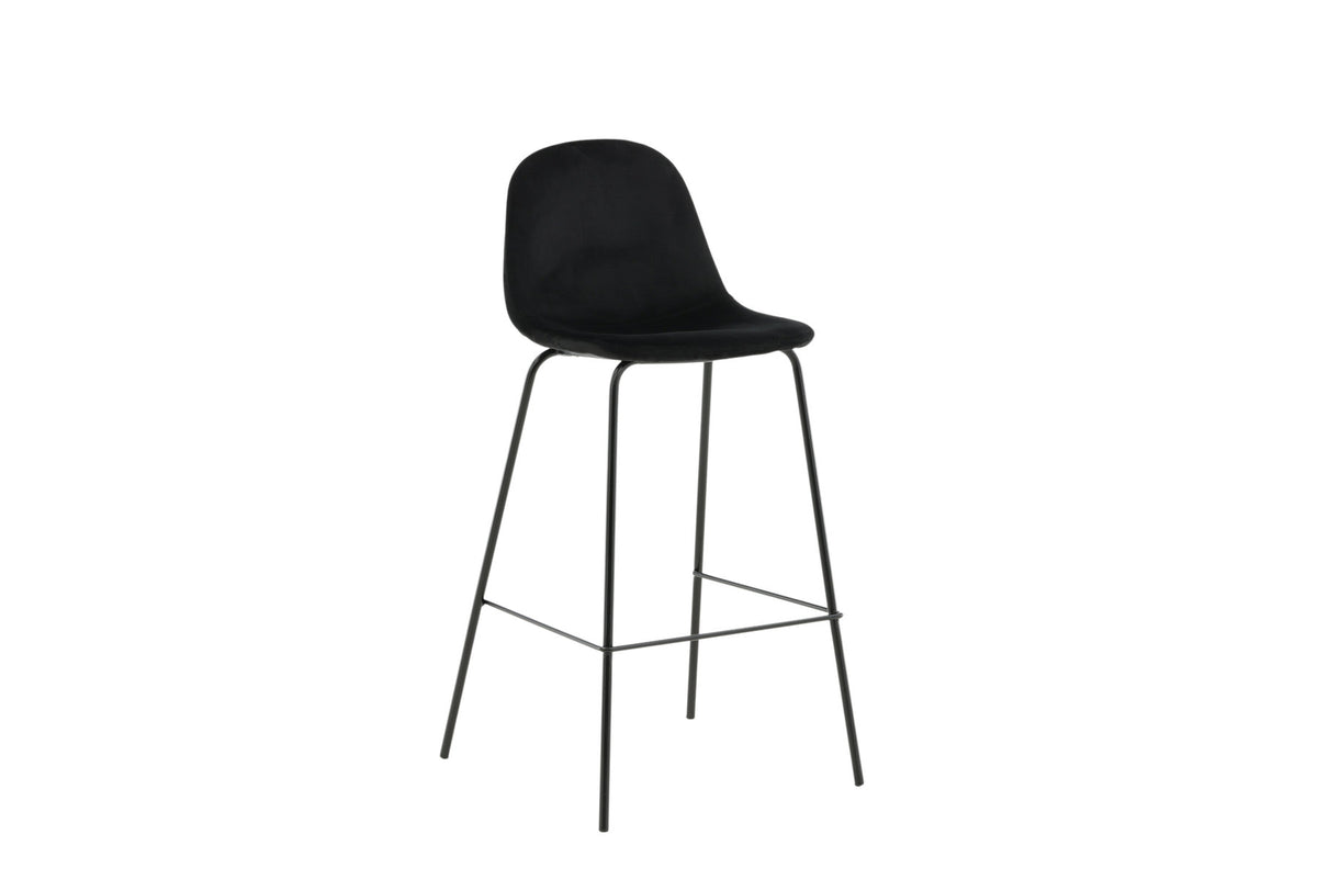 Polar Barstuhl in Schwarz präsentiert im Onlineshop von KAQTU Design AG. Barstuhl ist von Venture Home