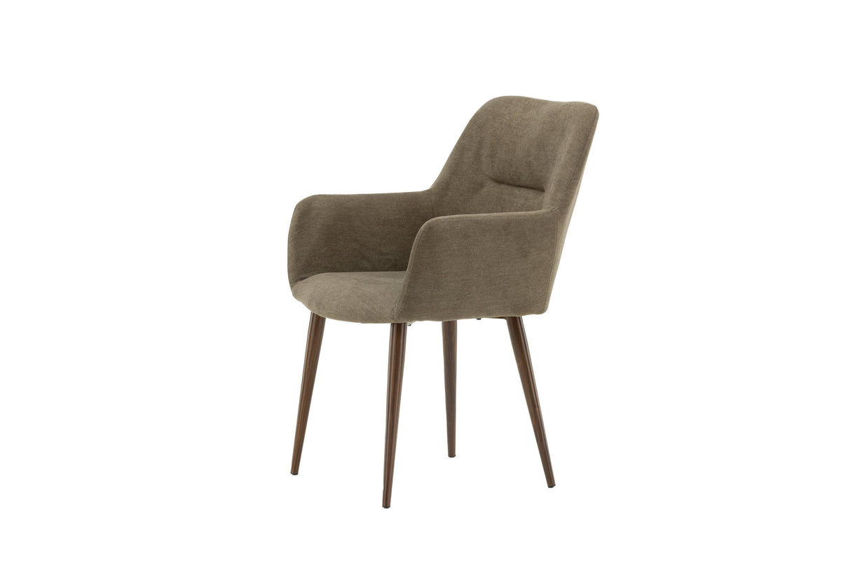 Tomorrow Stuhl in Braun präsentiert im Onlineshop von KAQTU Design AG. Stuhl mit Armlehne ist von Venture Home