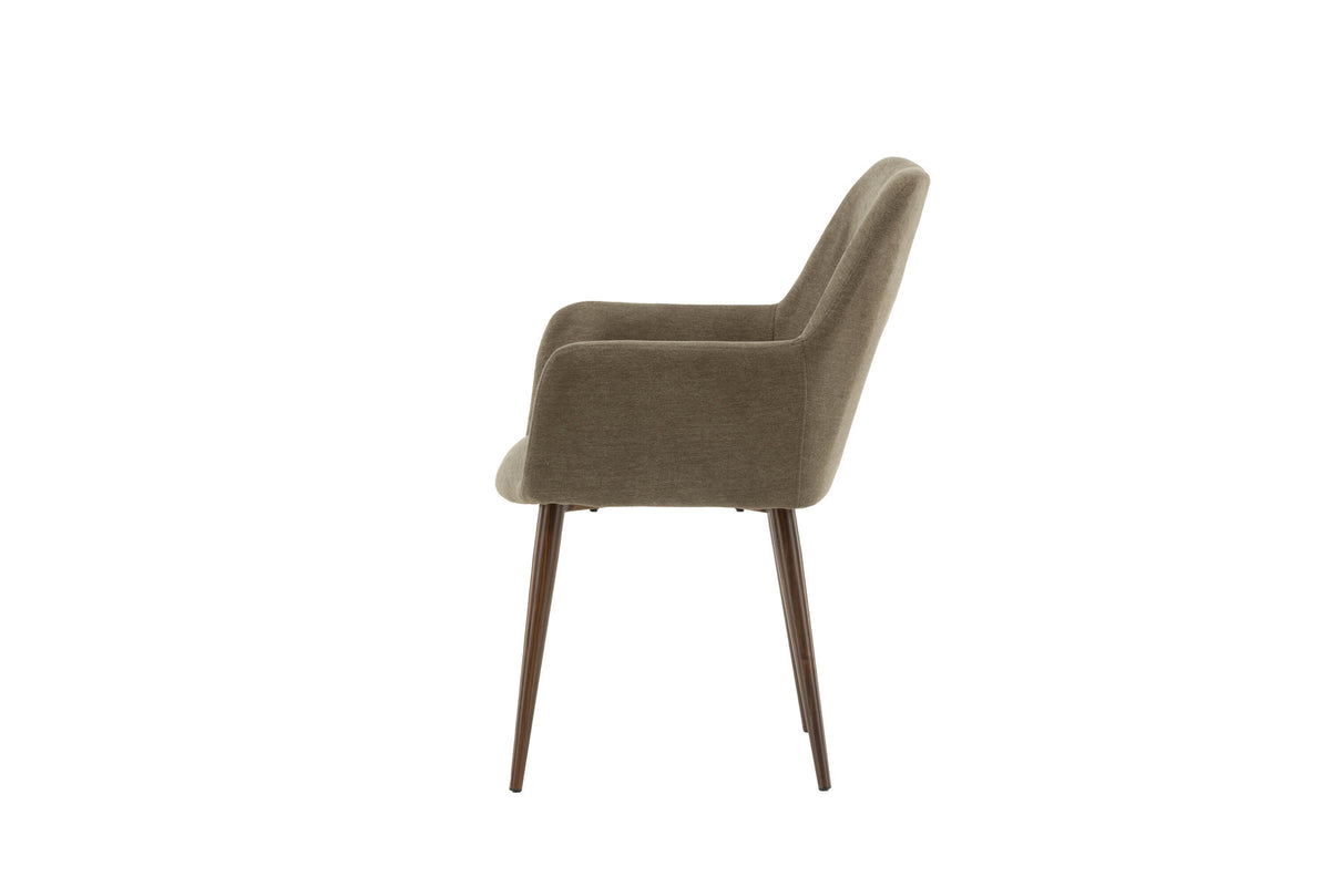 Tomorrow Stuhl in Braun präsentiert im Onlineshop von KAQTU Design AG. Stuhl mit Armlehne ist von Venture Home