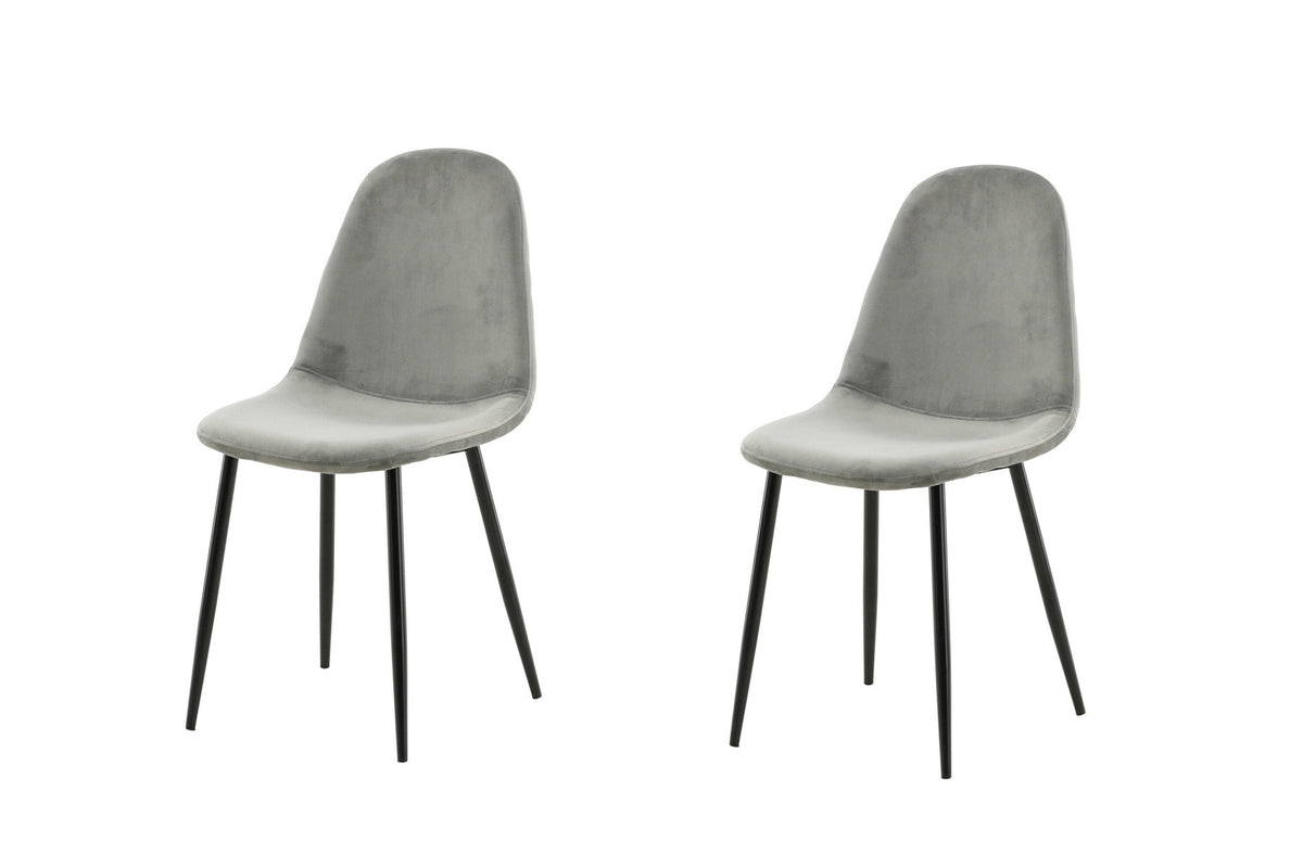 Polar Stuhl in Grau/Schwarz präsentiert im Onlineshop von KAQTU Design AG. Stuhl ist von Venture Home
