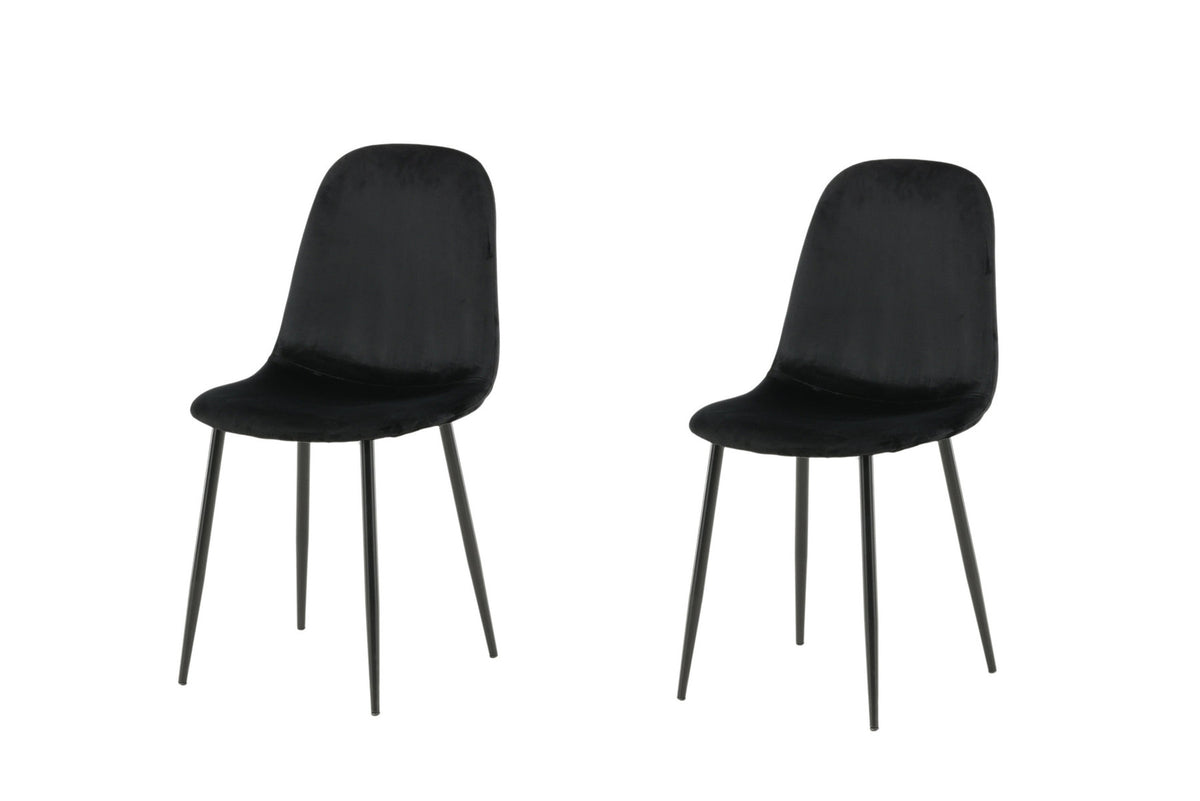 Polar Stuhl in Schwarz/Schwarz präsentiert im Onlineshop von KAQTU Design AG. Stuhl ist von Venture Home