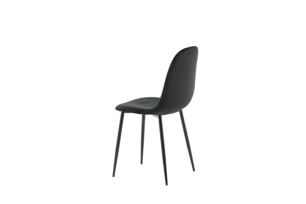 Polar Stuhl in Schwarz/Schwarz präsentiert im Onlineshop von KAQTU Design AG. Stuhl ist von Venture Home