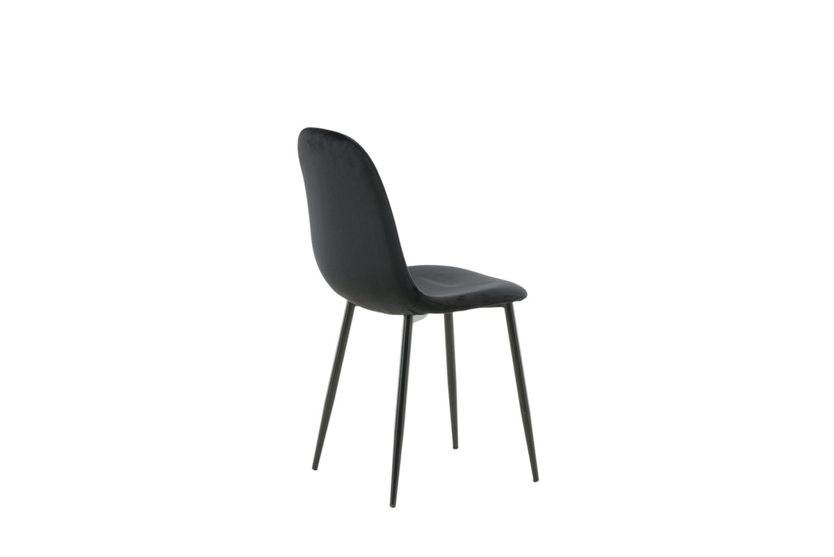 Polar Stuhl in Schwarz/Schwarz präsentiert im Onlineshop von KAQTU Design AG. Stuhl ist von Venture Home