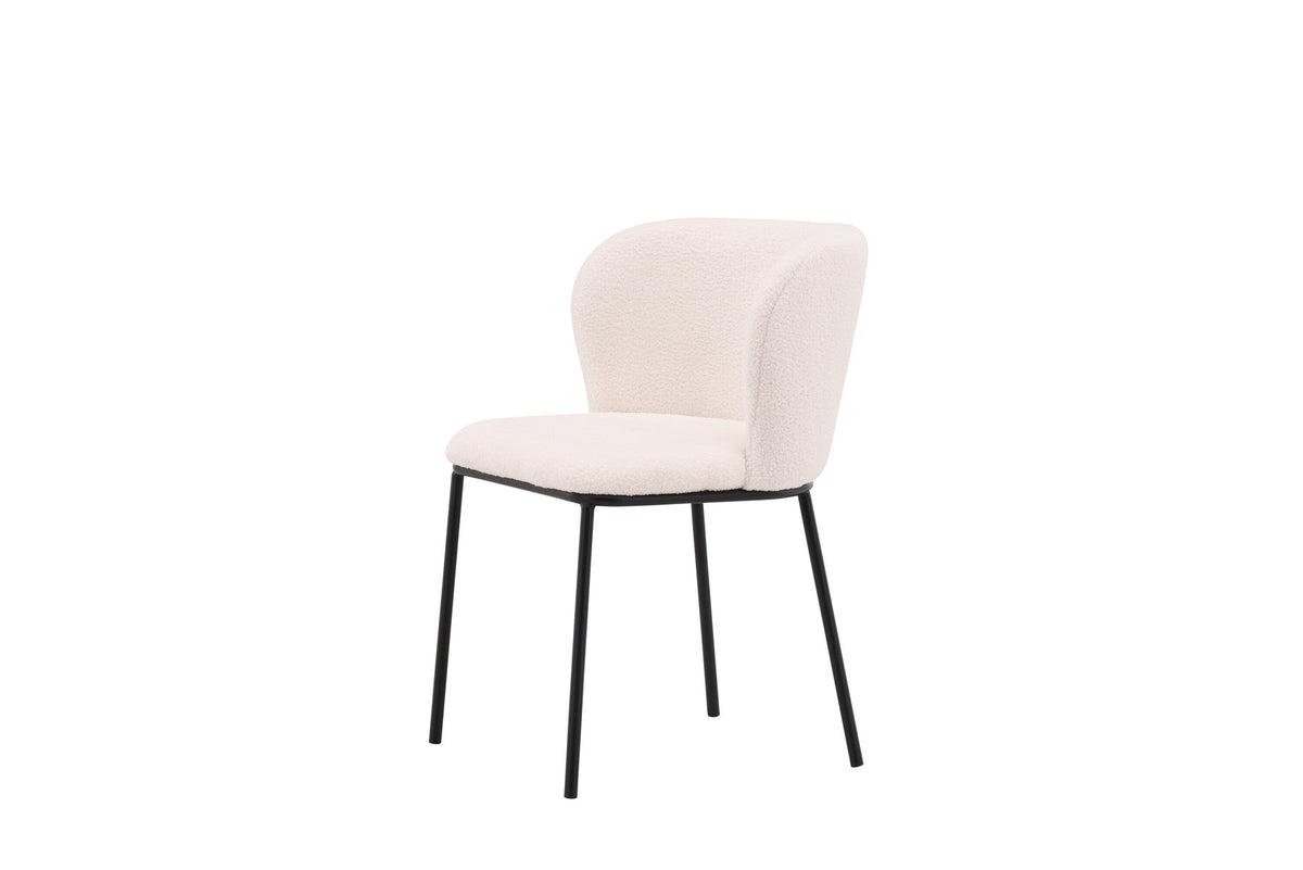 Edina Stuhl in Weiss präsentiert im Onlineshop von KAQTU Design AG. Schalenstuhl ist von Venture Home