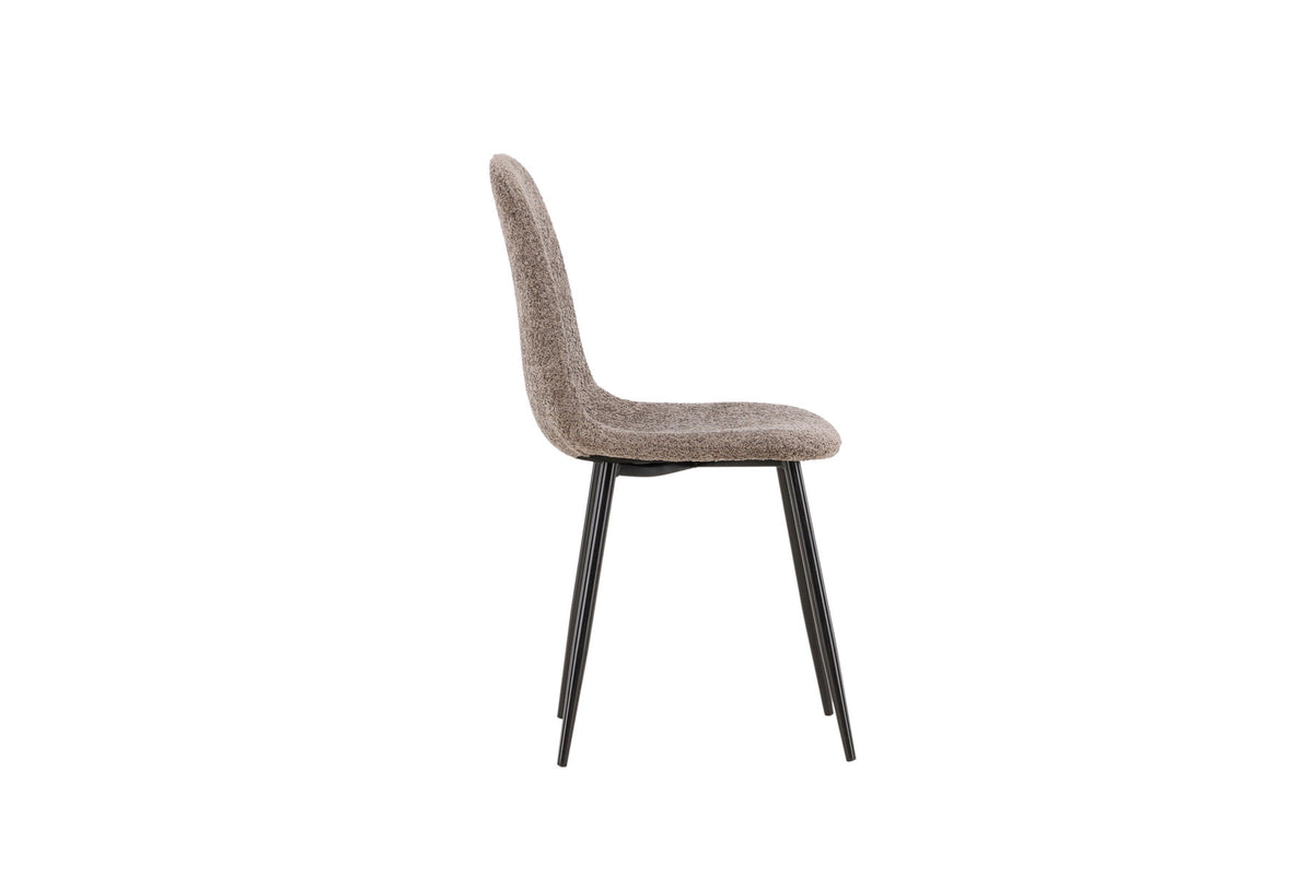 Polar Esszimmerstuhl in Grau präsentiert im Onlineshop von KAQTU Design AG. Stuhl ist von Venture Home