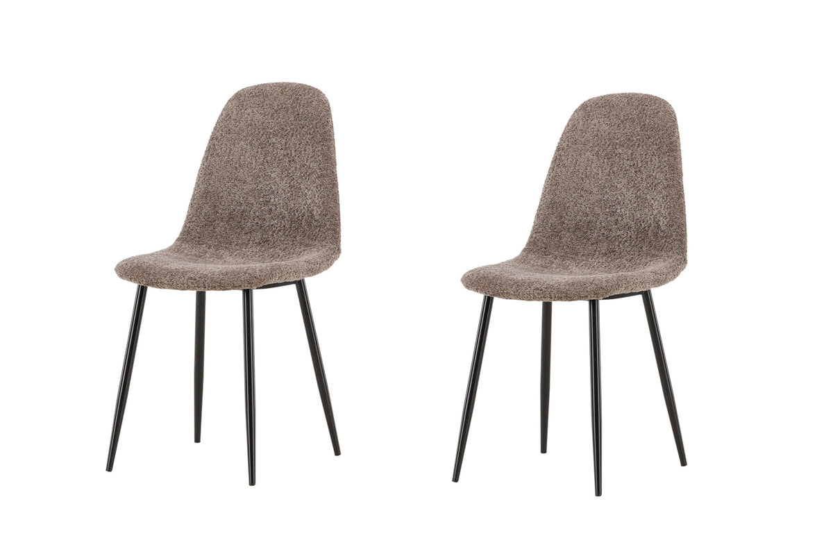 Polar Esszimmerstuhl in Grau präsentiert im Onlineshop von KAQTU Design AG. Stuhl ist von Venture Home
