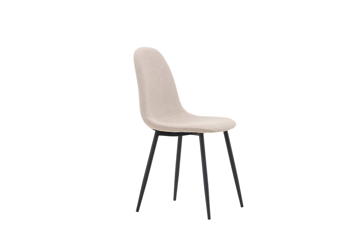 Polar Stuhl in Beige/Schwarz präsentiert im Onlineshop von KAQTU Design AG. Stuhl ist von Venture Home
