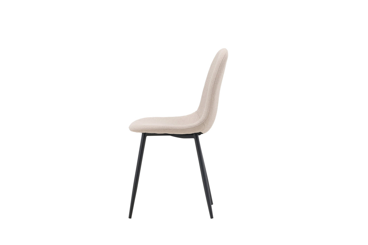 Polar Stuhl in Beige/Schwarz präsentiert im Onlineshop von KAQTU Design AG. Stuhl ist von Venture Home