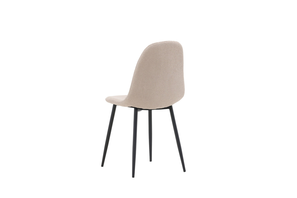 Polar Stuhl in Beige/Schwarz präsentiert im Onlineshop von KAQTU Design AG. Stuhl ist von Venture Home