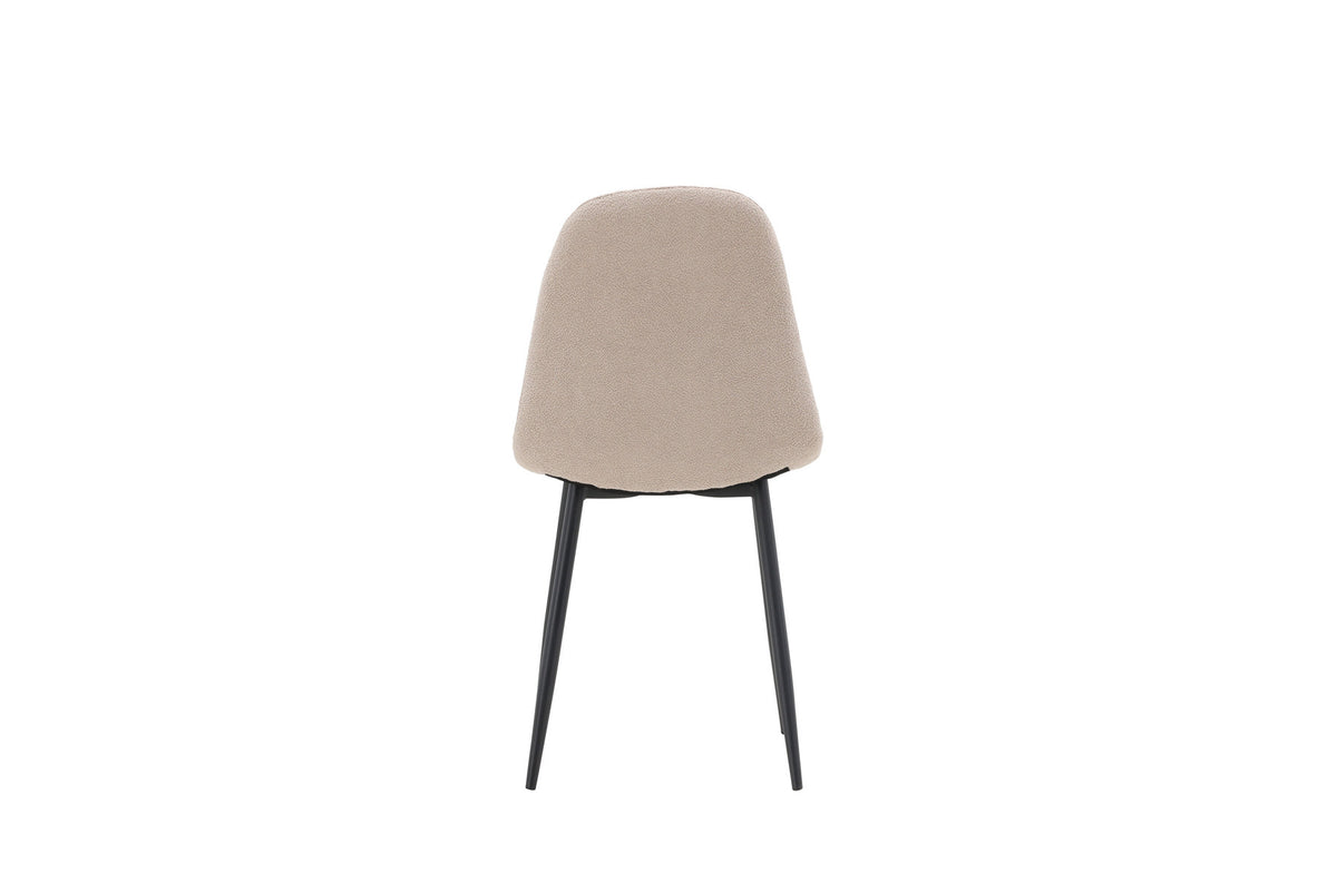 Polar Stuhl in Beige/Schwarz präsentiert im Onlineshop von KAQTU Design AG. Stuhl ist von Venture Home