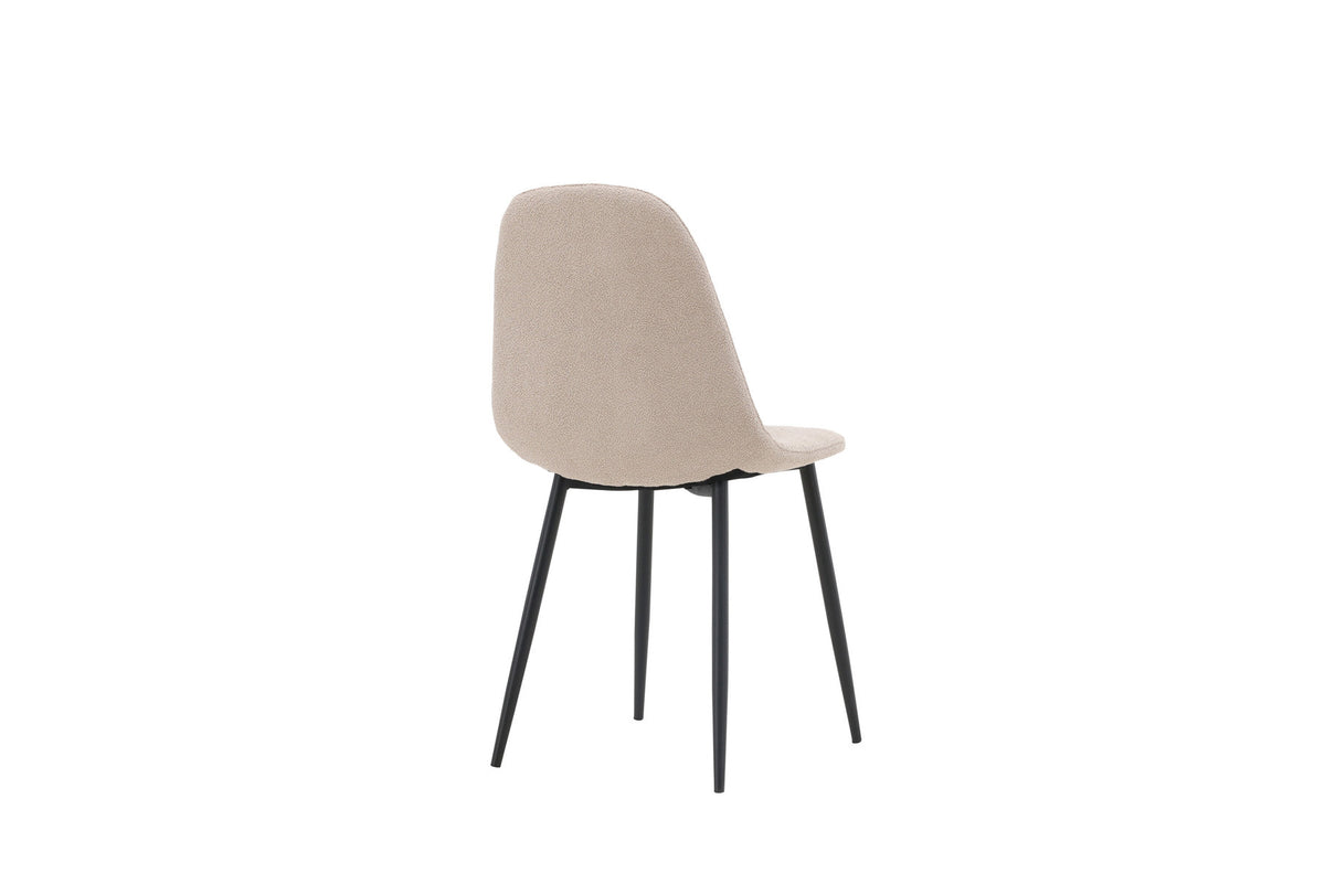 Polar Stuhl in Beige/Schwarz präsentiert im Onlineshop von KAQTU Design AG. Stuhl ist von Venture Home
