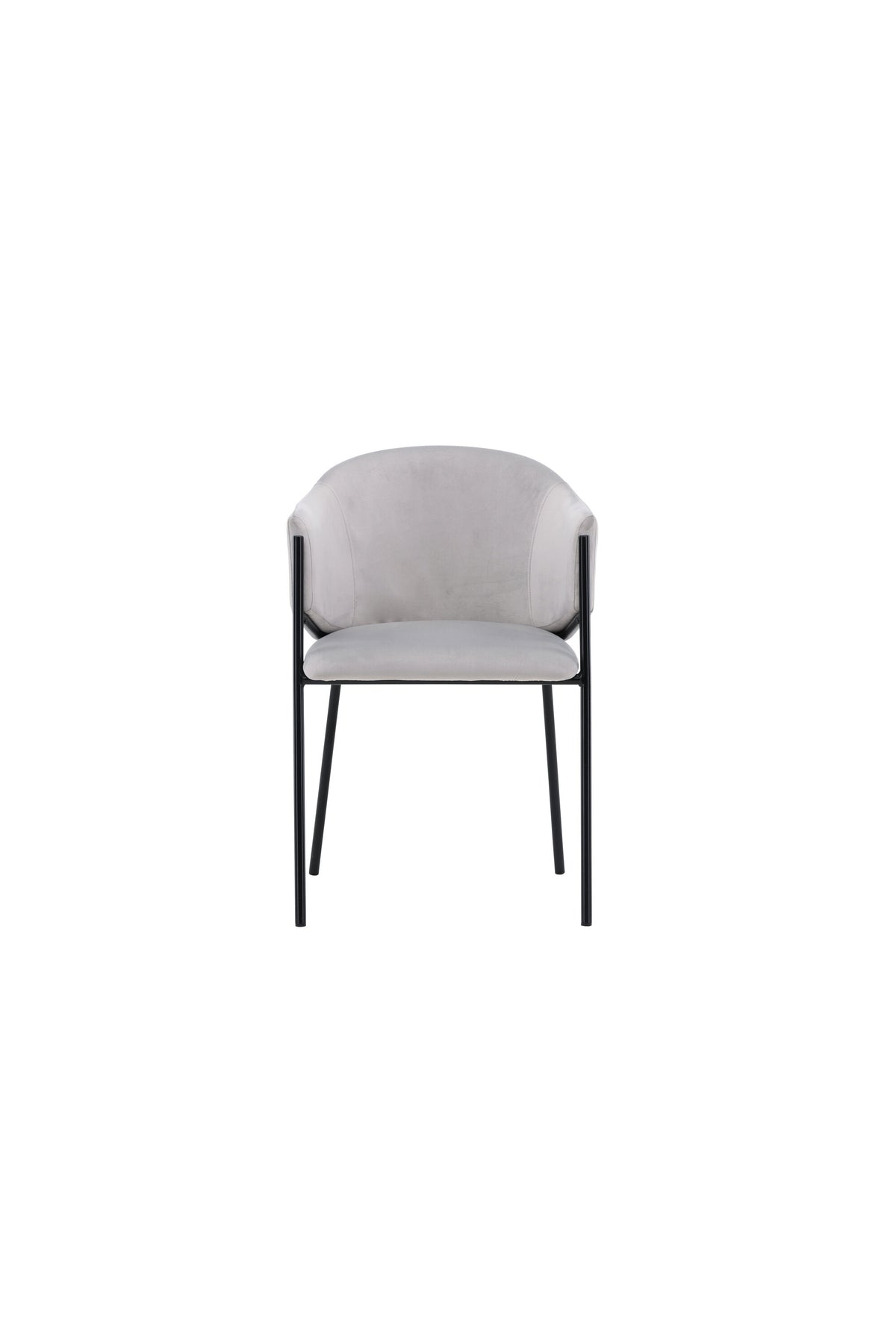 Evelina Esszimmerstuhl in Grau präsentiert im Onlineshop von KAQTU Design AG. Schalenstuhl mit Armlehne ist von Venture Home