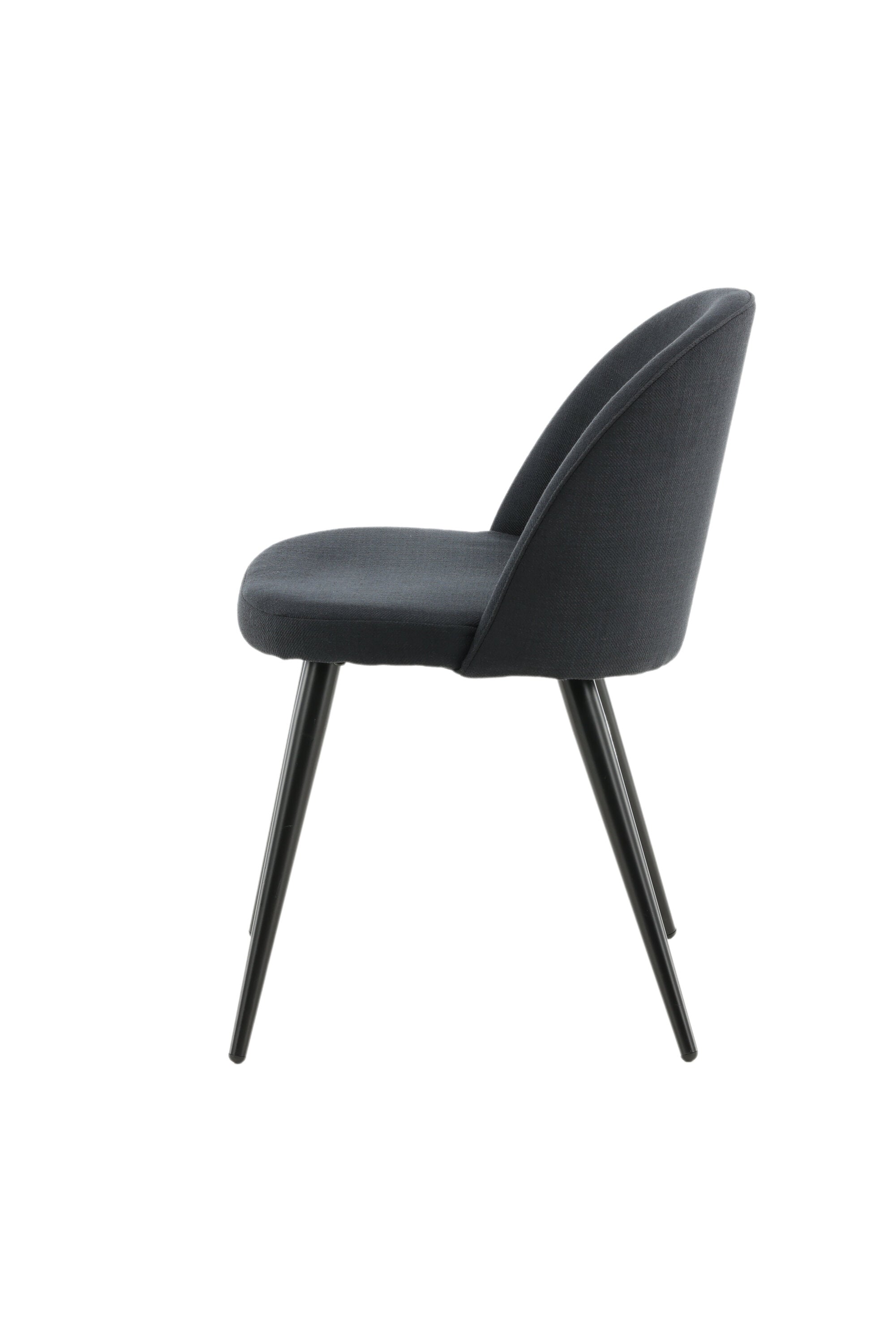 Velvet Stuhl in Schwarz/Schwarz präsentiert im Onlineshop von KAQTU Design AG. Schalenstuhl ist von Venture Home