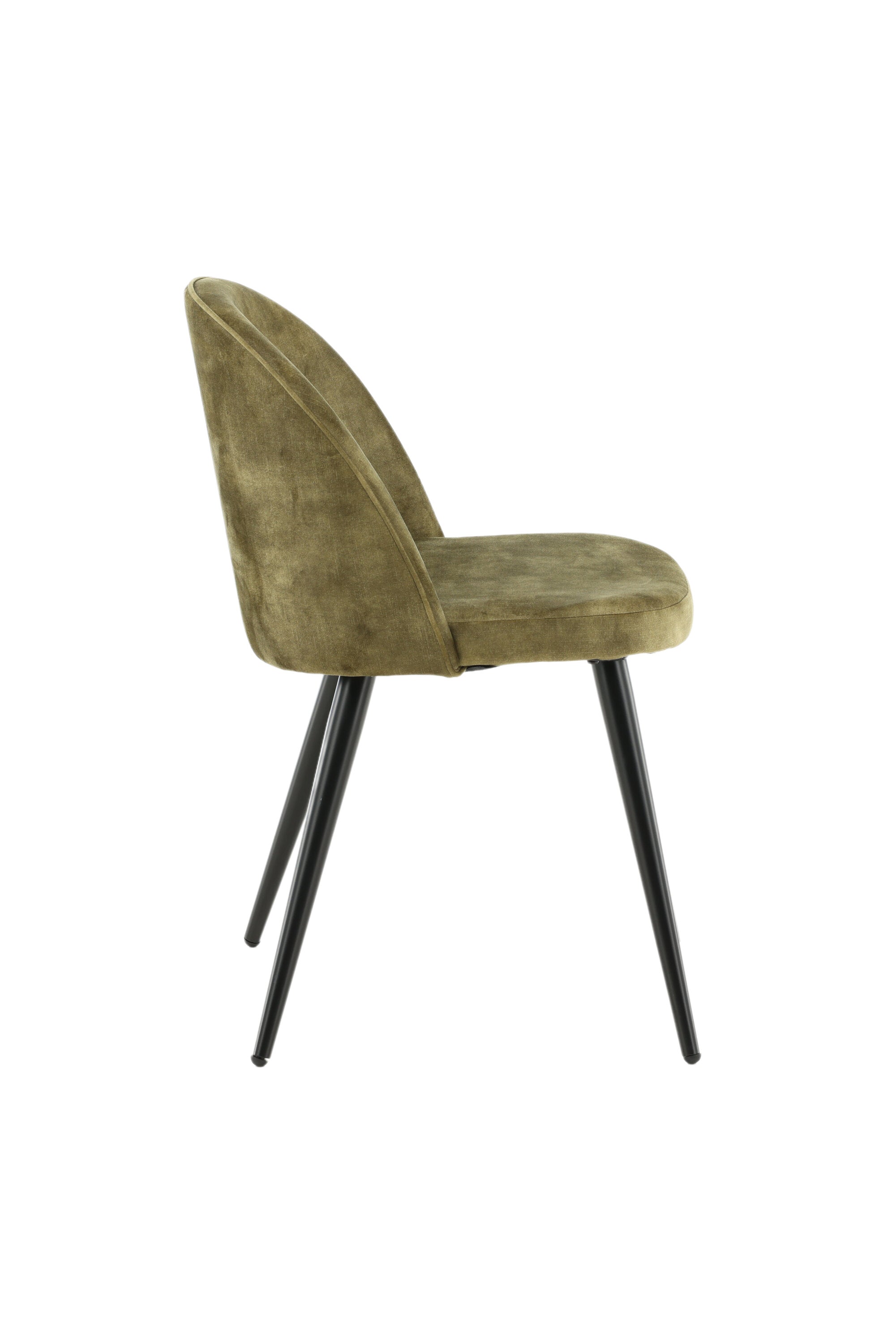 Velvet Stuhl in Grün/Schwarz präsentiert im Onlineshop von KAQTU Design AG. Schalenstuhl ist von Venture Home