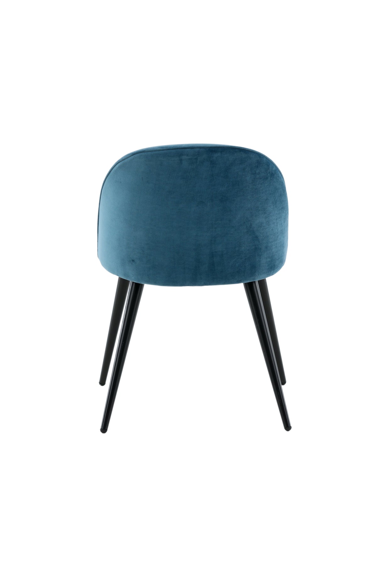 Velvet Matstol Stuhl in Blau / Schwarz präsentiert im Onlineshop von KAQTU Design AG. Schalenstuhl ist von Venture Home