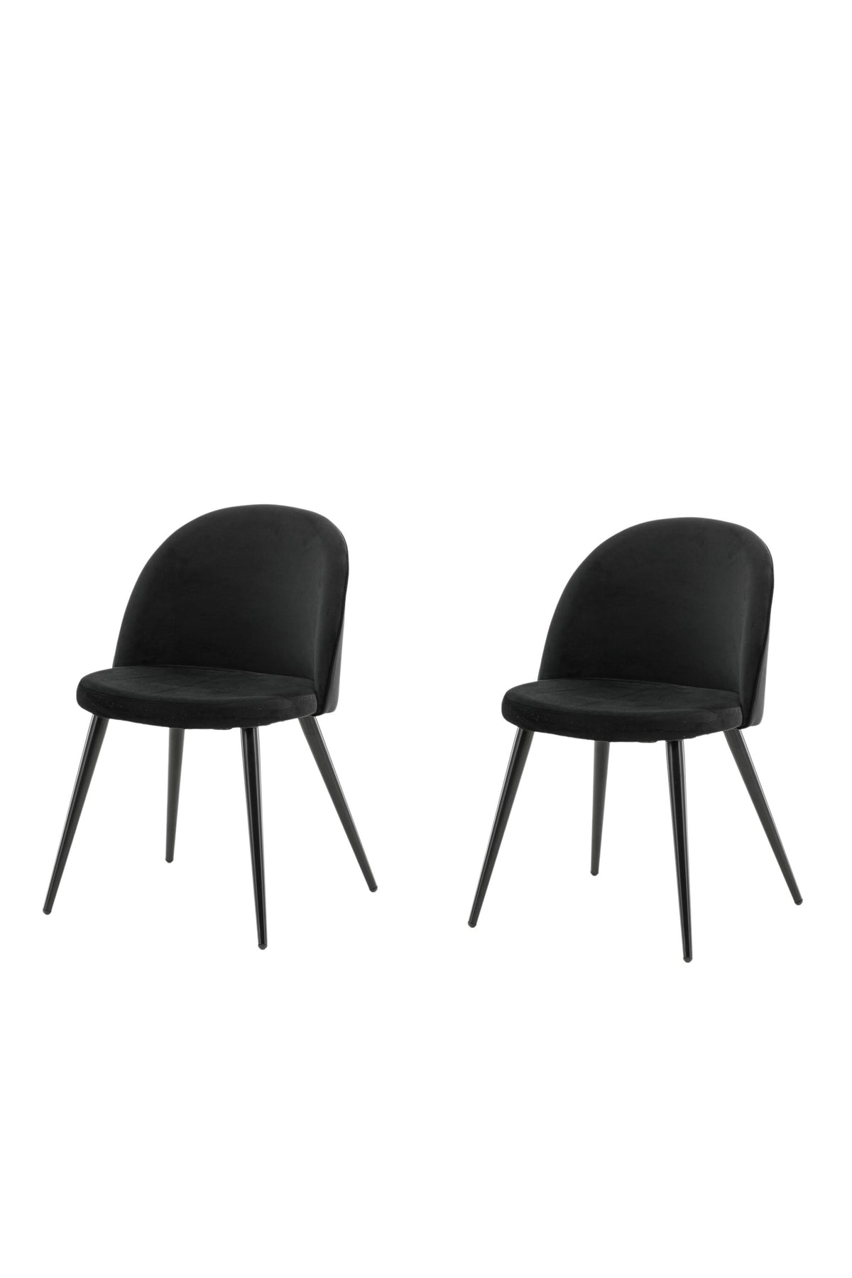 Velvet Matstol Stuhl in Schwarz präsentiert im Onlineshop von KAQTU Design AG. Schalenstuhl ist von Venture Home
