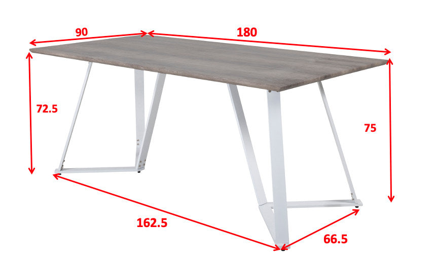 Marina Tisch in Natur präsentiert im Onlineshop von KAQTU Design AG. Esstisch ist von Venture Home